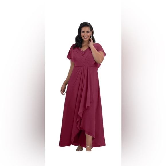 Azazie Dresses & Skirts - Azazie Eliza Dress in Mulberry